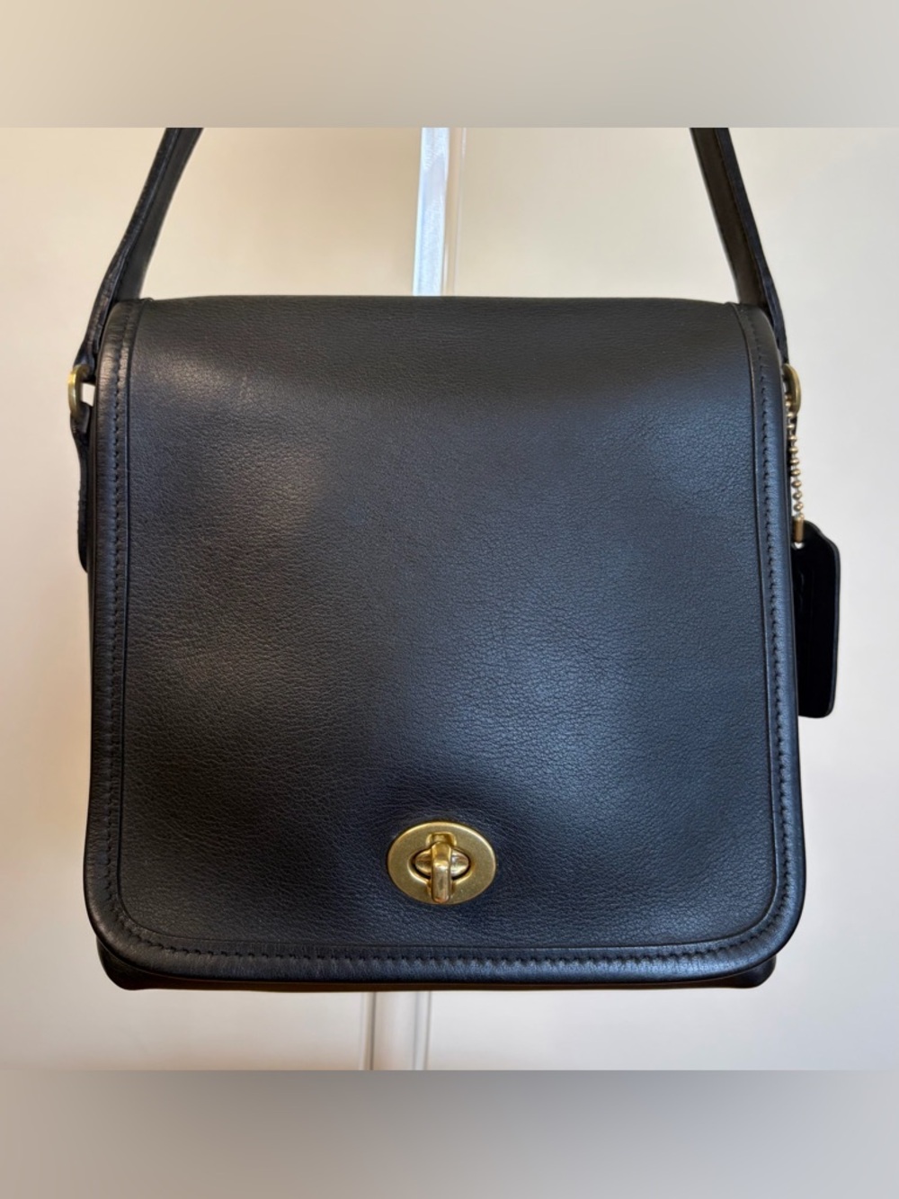 Vintage COACH Patrol Companion Bag Black Crossbody Costa Rica 9076 EUC - Picture 4 of 17